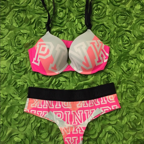 VS PINK RAINBOW BRA ONLY 👙 Last One 👙 - Picture 2 of 4